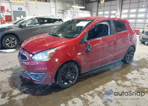 2019 Mitsubishi Mirage Le z USA, uszkodzony, nr VIN ML32A5HJ3KH008777